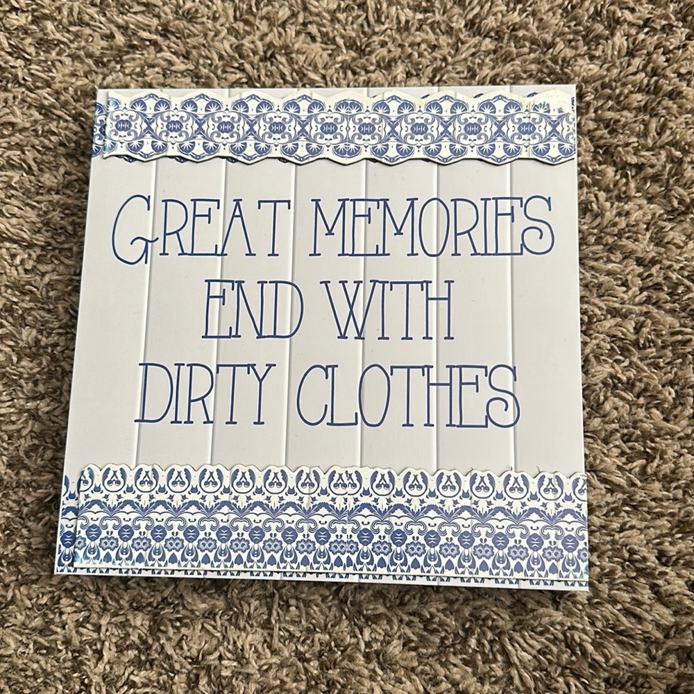 Laundry linens sign - New